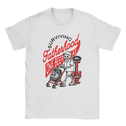 A-or-B-Tees T-Shirt White / S Surviving Fatherhood T-Shirt