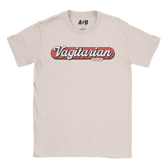 A-or-B-Tees T-Shirt Natural / S Vagitarian T-Shirt