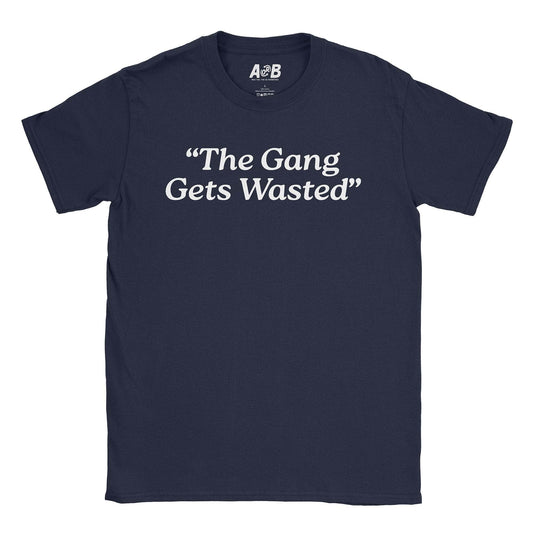 A-or-B-Tees T-Shirt Navy / S Wasted T-Shirt