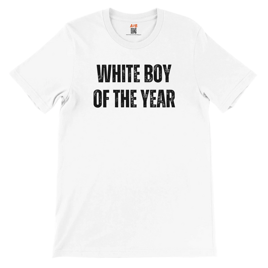 A-or-B-Tees T-Shirt White / S White Boy of the Year T-Shirt - Funny Meme Tee for Sarcastic Awards