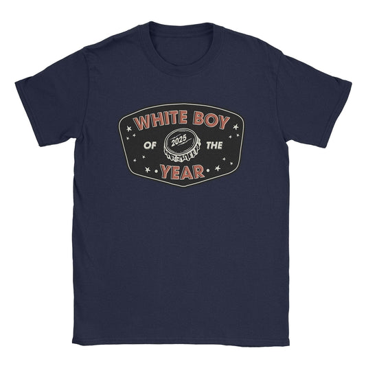 A-or-B-Tees T-Shirt Navy / S White Boy T-Shirt