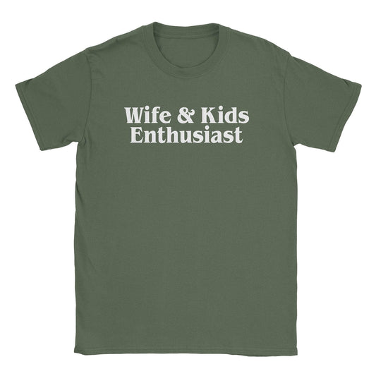 A-or-B-Tees T-Shirt Military Green / S Wife & Kids T-Shirt