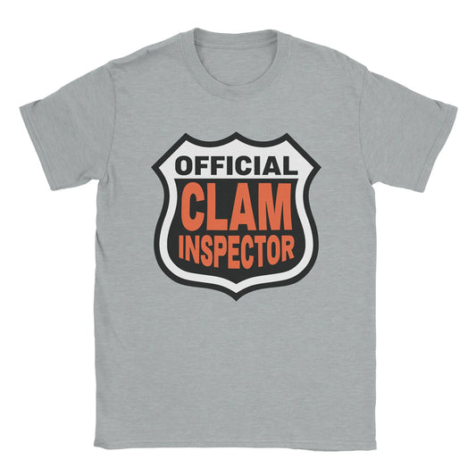 Clam Inspector T-Shirt-T-Shirt-Alpine Shift Group-Sport Grey-S-A or B Tees