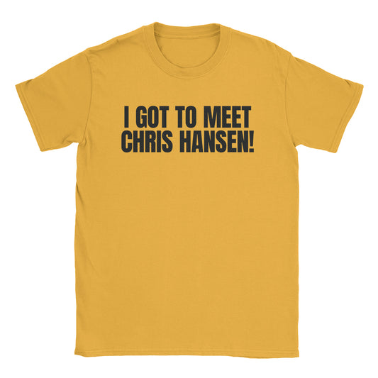 Chris Hansen T-Shirt-T-Shirt-Alpine Shift Group-Gold-S-A or B Tees