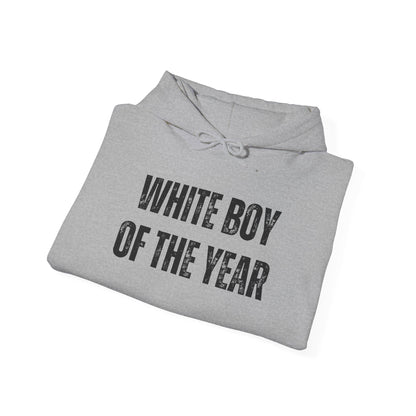 Hoodie — "White Boy of the Year" Graphic Pullover