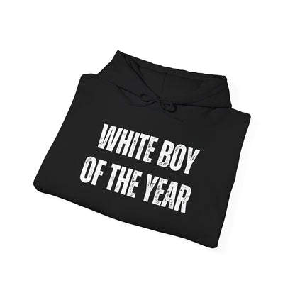 Hoodie — "White Boy of the Year" Graphic Pullover