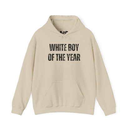 Hoodie — "White Boy of the Year" Graphic Pullover