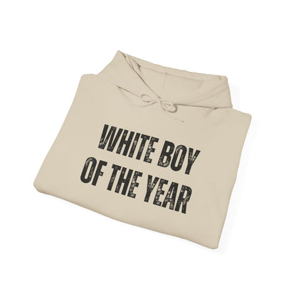 Hoodie — "White Boy of the Year" Graphic Pullover