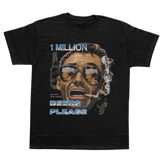 A-or-B-Tees T-Shirt Black / S 1 Million Beers T-Shirt