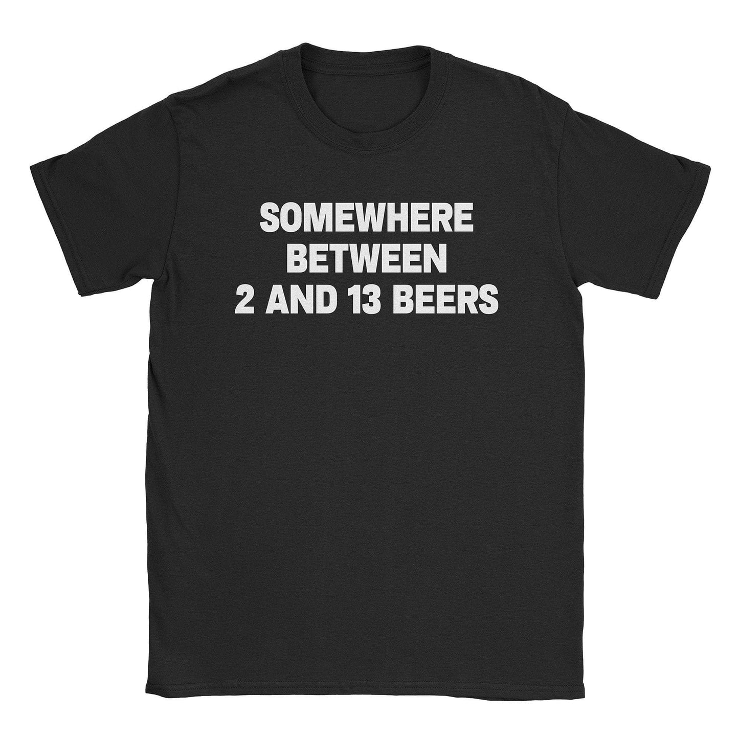 A-or-B-Tees T-Shirt Black / S 2-13 Beers T-Shirt