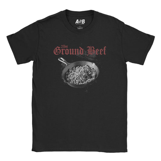 A-or-B-Tees T-Shirt Black / S 2lbs Ground Beef T-Shirt