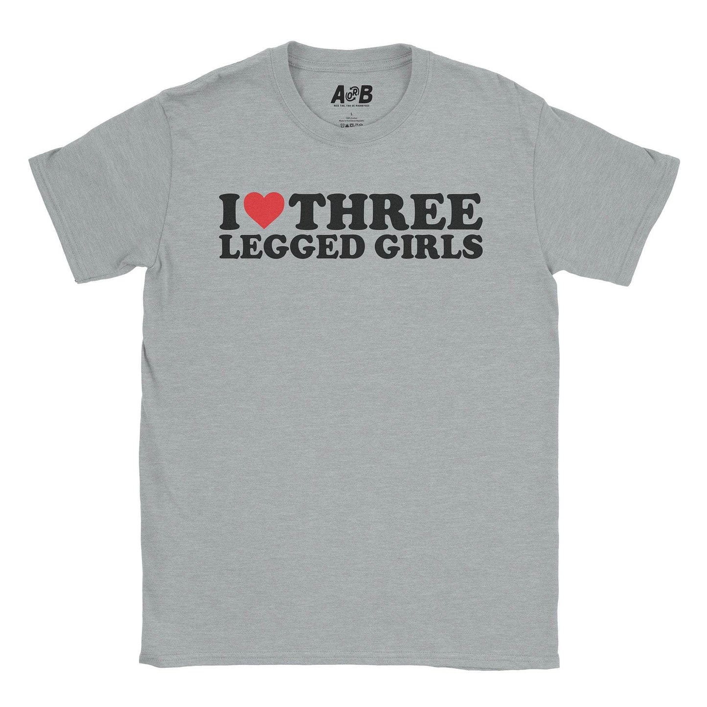A-or-B-Tees T-Shirt Sport Grey / S 3 Legged Girls T-Shirt