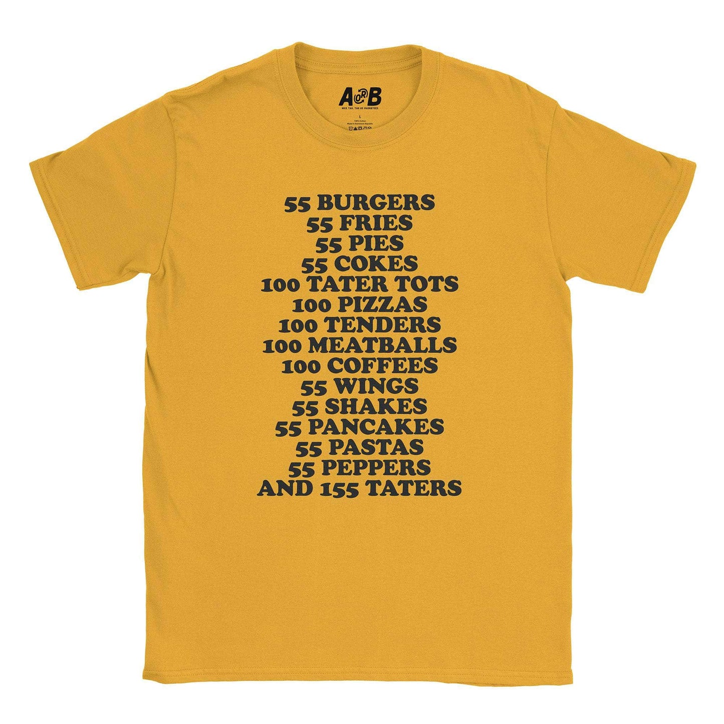 A-or-B-Tees T-Shirt Gold / S 55 T-Shirt