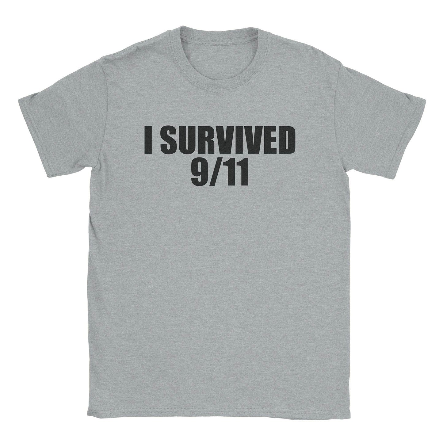 A-or-B-Tees T-Shirt Sport Grey / S 9/11 Survivor T-Shirt
