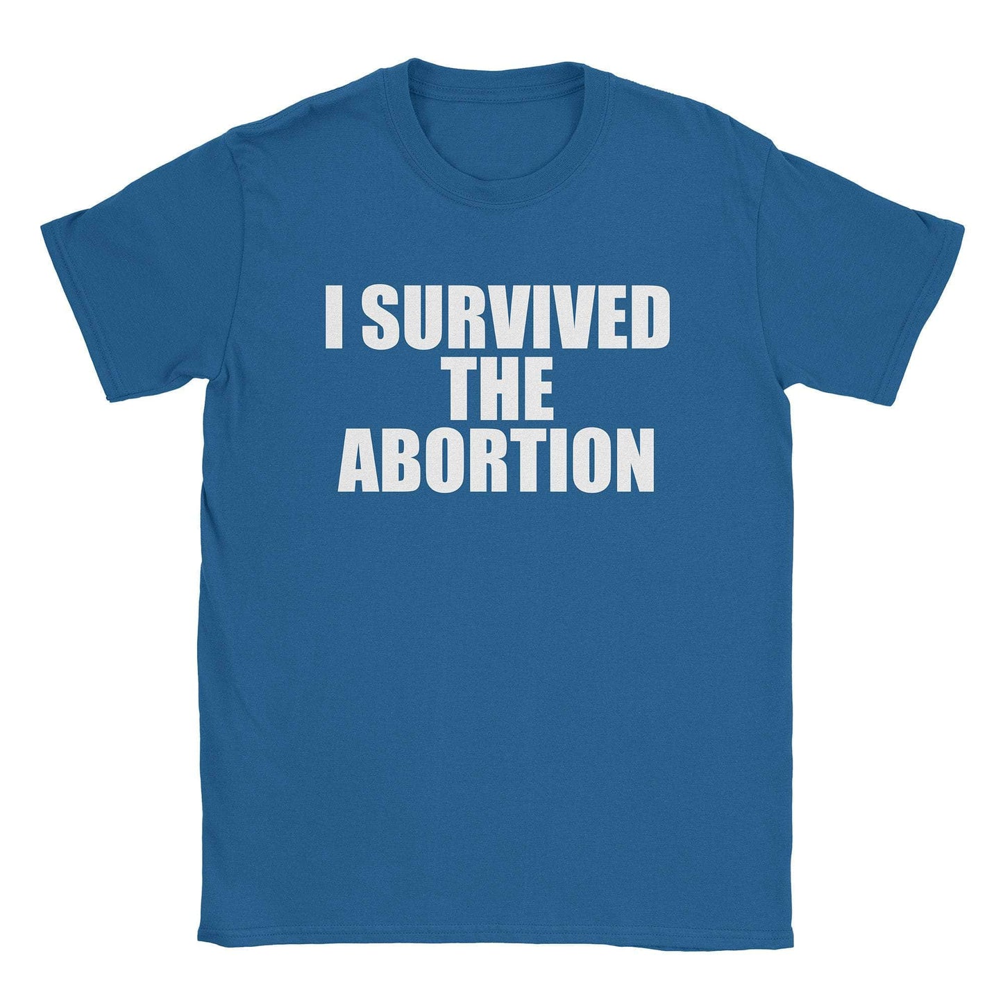 A-or-B-Tees T-Shirt Royal / S Abortion Survivor T-Shirt