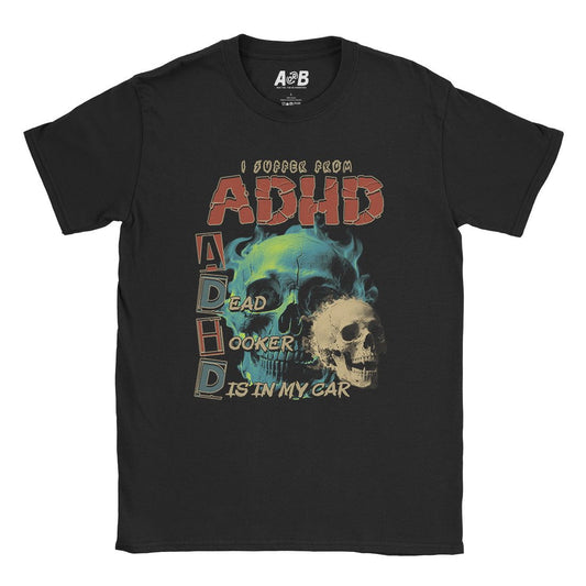 A-or-B-Tees T-Shirt Black / S ADHD T-Shirt