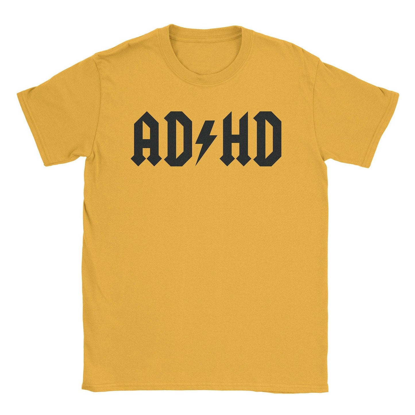 A-or-B-Tees T-Shirt Gold / S ADHD T-Shirt