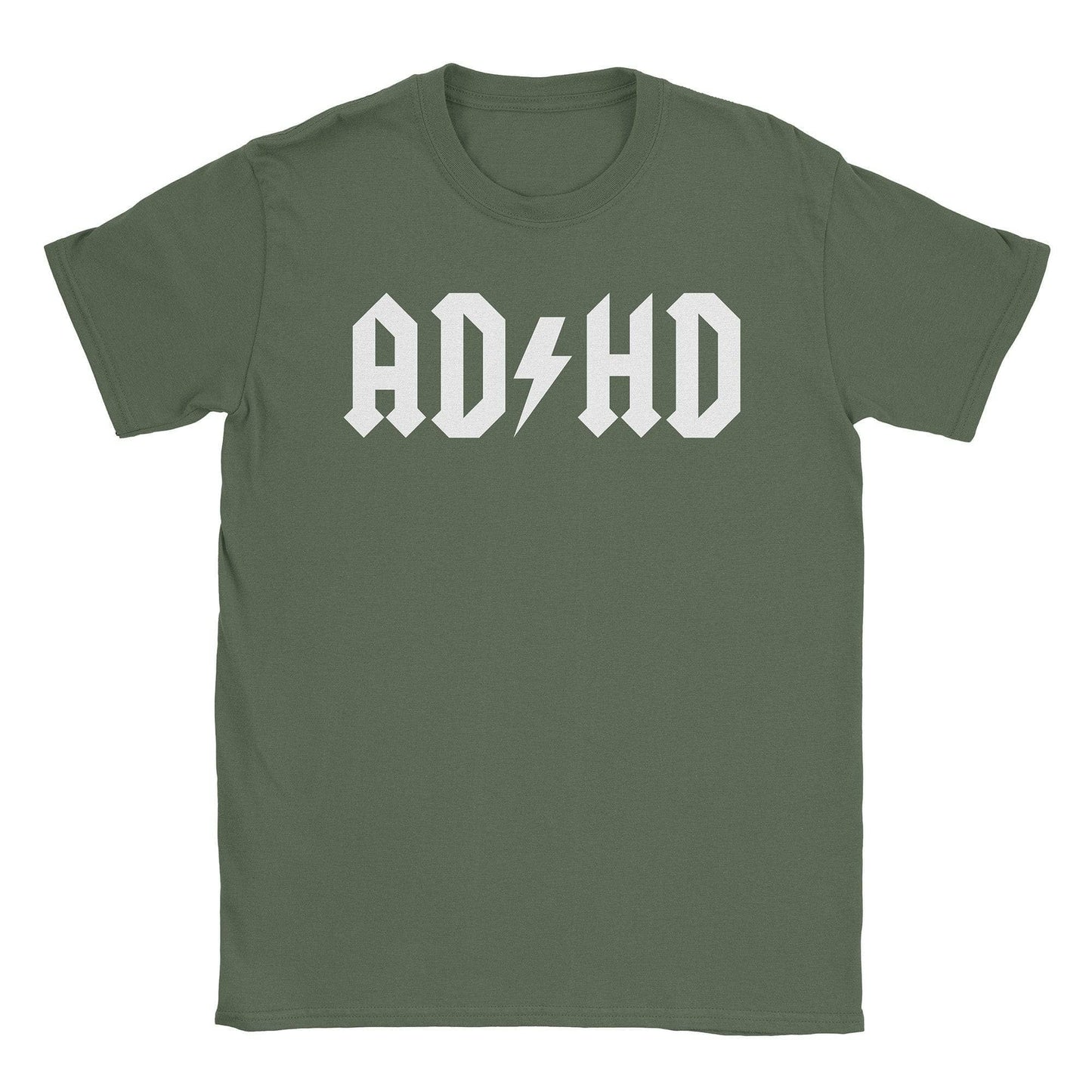 A-or-B-Tees T-Shirt Military Green / S ADHD T-Shirt