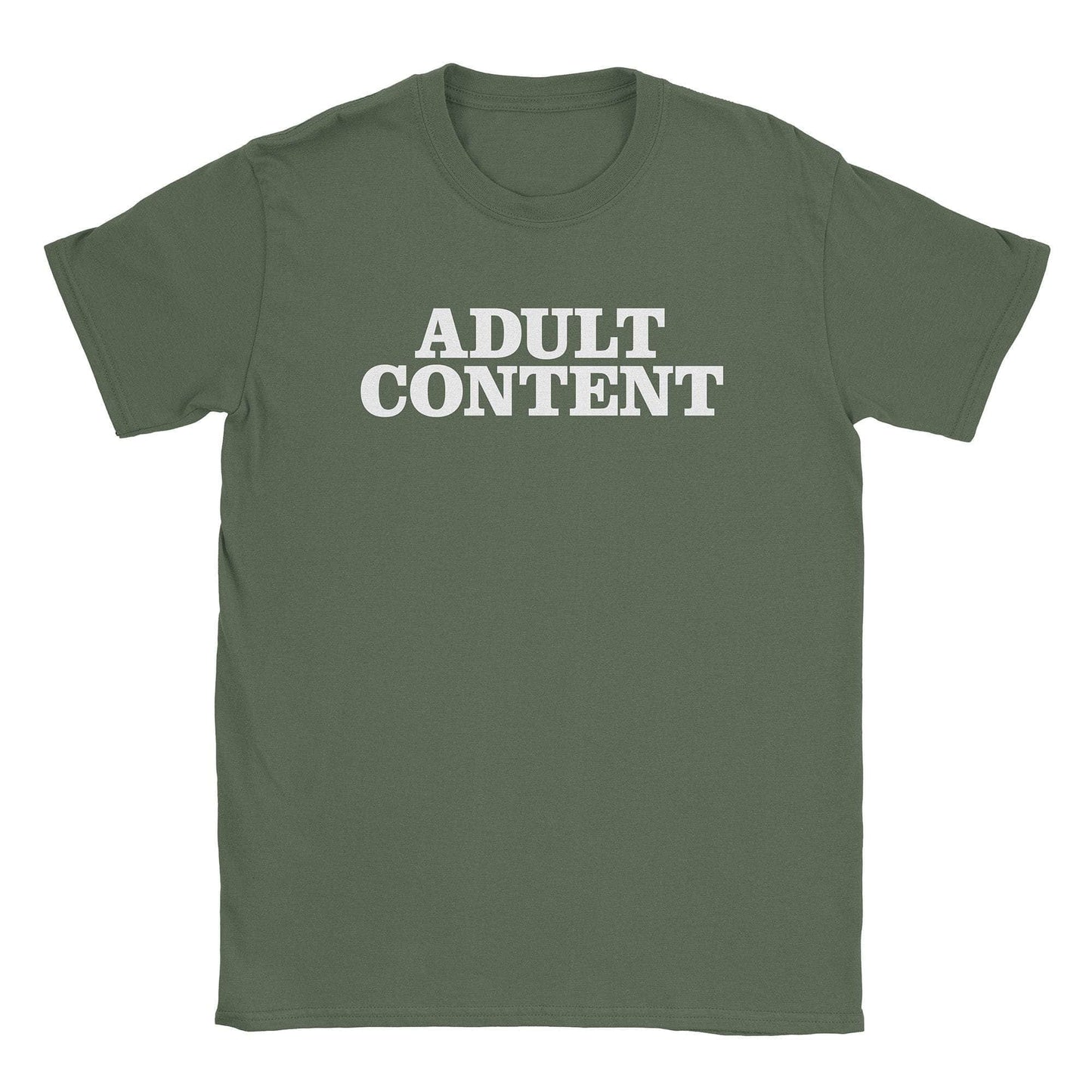 A-or-B-Tees T-Shirt Military Green / S Adult Content T-Shirt