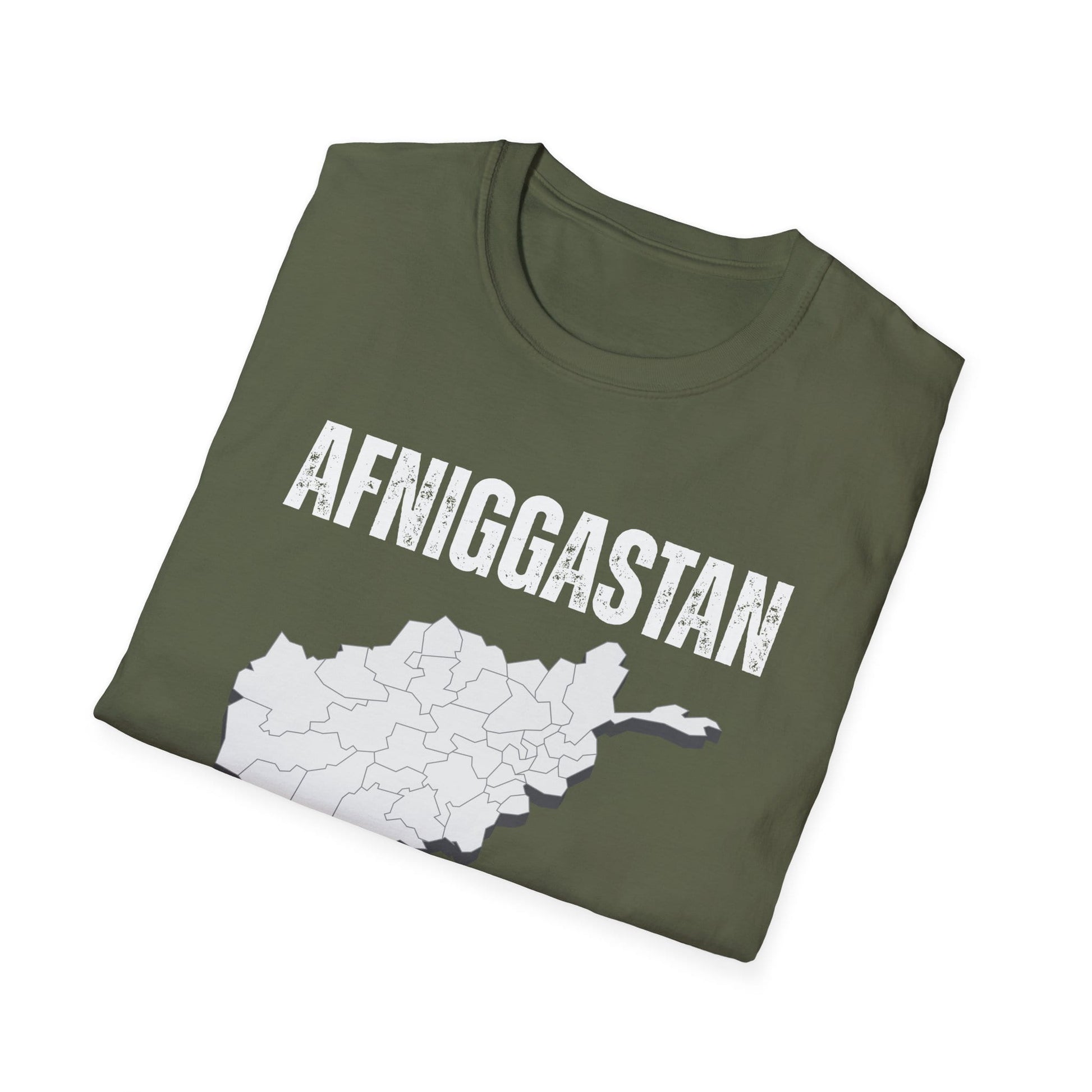 A-or-B-Tees T-Shirt AFNIGGASTAN Wish You Were Here T-Shirt – Edgy Afghanistan Meme Tee