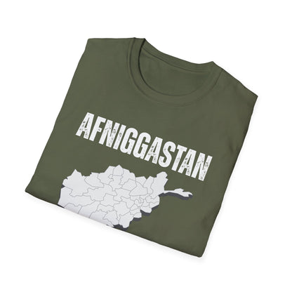 A-or-B-Tees T-Shirt AFNIGGASTAN Wish You Were Here T-Shirt – Edgy Afghanistan Meme Tee