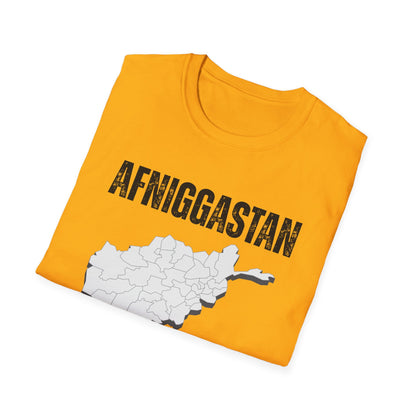 A-or-B-Tees T-Shirt AFNIGGASTAN Wish You Were Here T-Shirt – Edgy Afghanistan Meme Tee