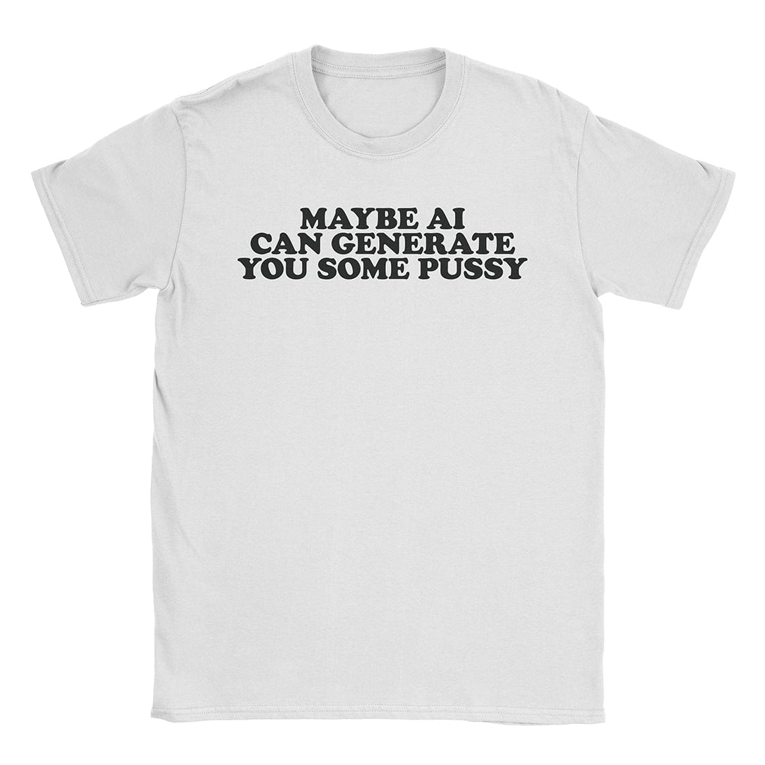 A-or-B-Tees T-Shirt White / S AI Pussy T-Shirt