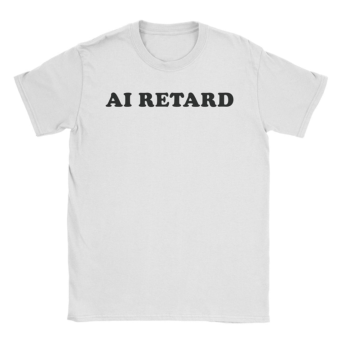 A-or-B-Tees T-Shirt White / S AI Retard T-Shirt