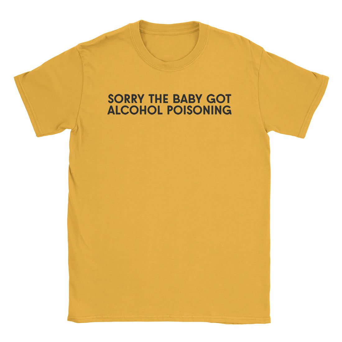 A-or-B-Tees T-Shirt Gold / S Alcohol Poisoning T-Shirt