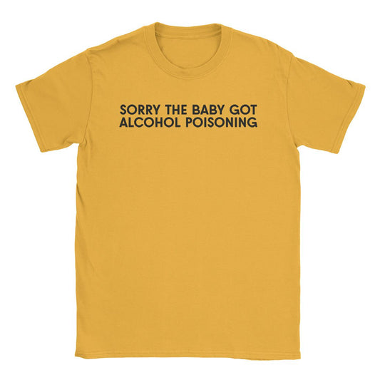 A-or-B-Tees T-Shirt Gold / S Alcohol Poisoning T-Shirt