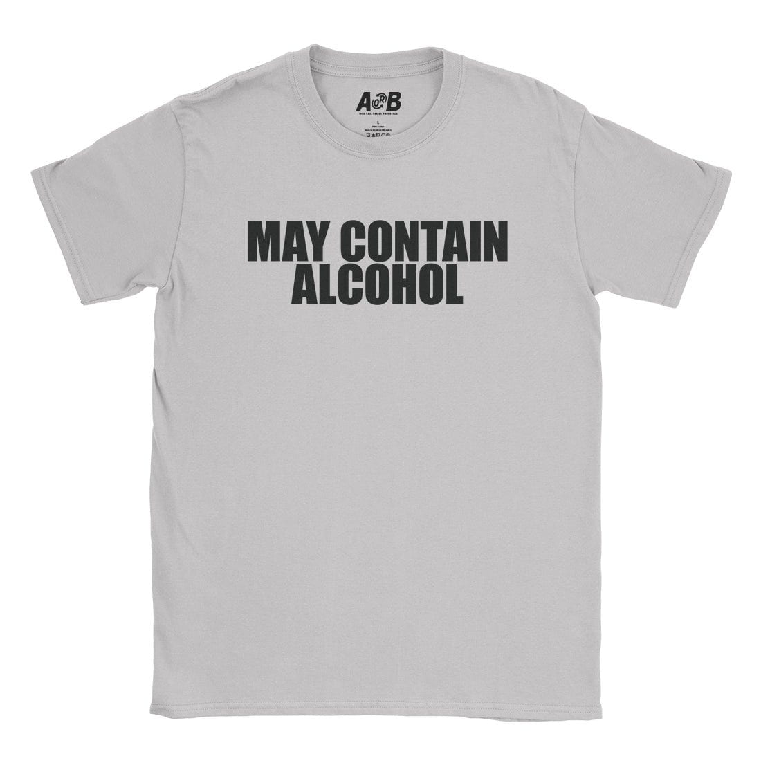 A-or-B-Tees T-Shirt Ice Grey / S Alcohol T-Shirt