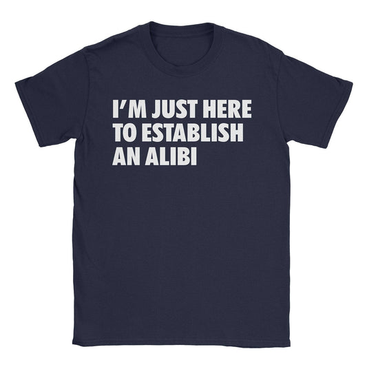 A-or-B-Tees T-Shirt Navy / S Alibi T-Shirt