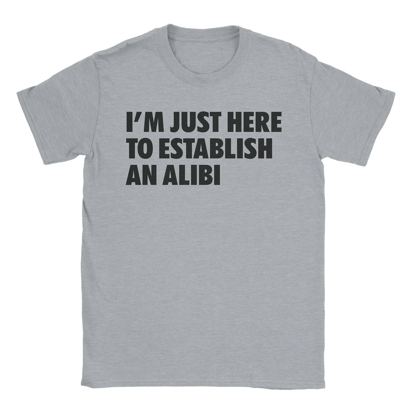 A-or-B-Tees T-Shirt Sport Grey / S Alibi T-Shirt