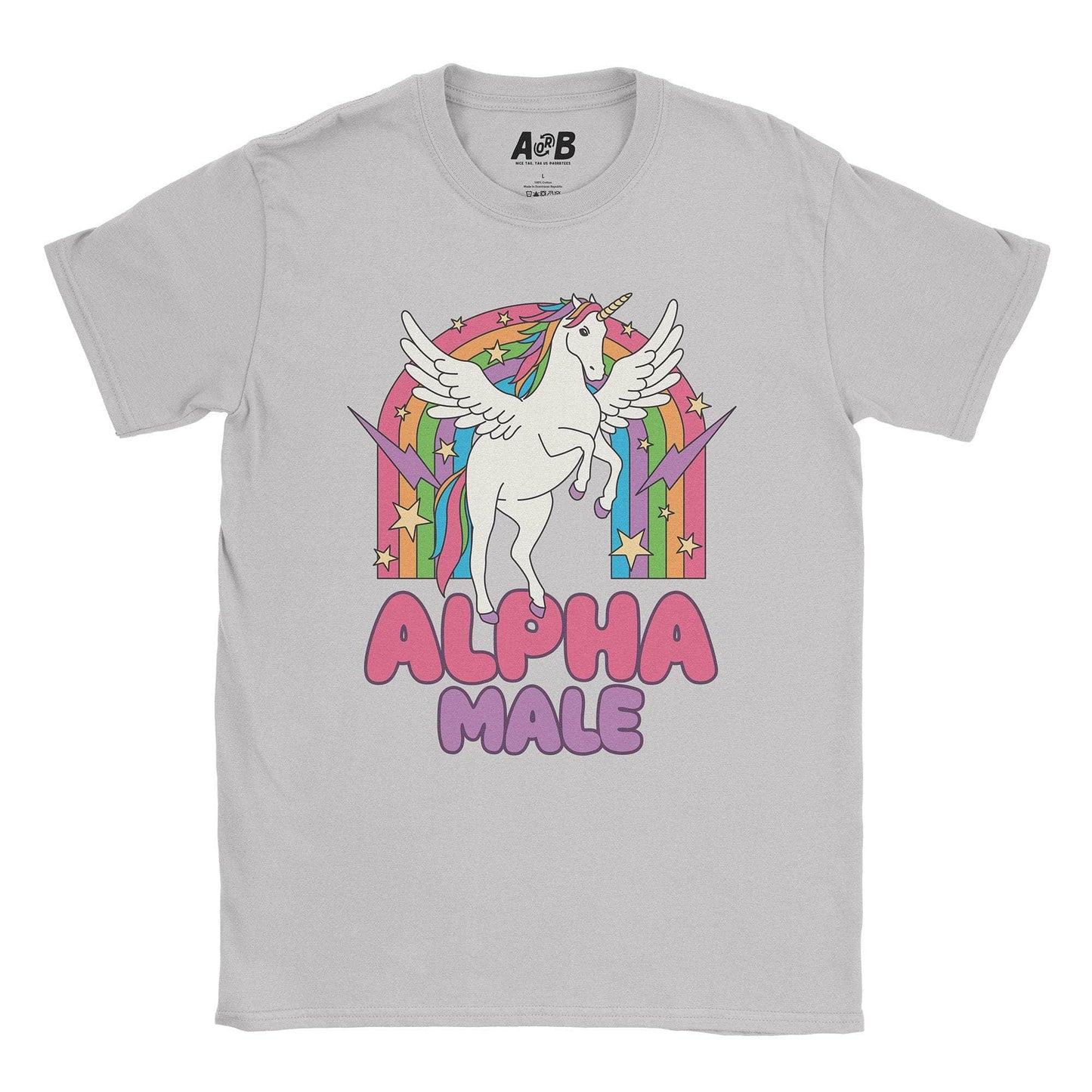 A-or-B-Tees T-Shirt Ice Grey / S Alpha T-Shirt