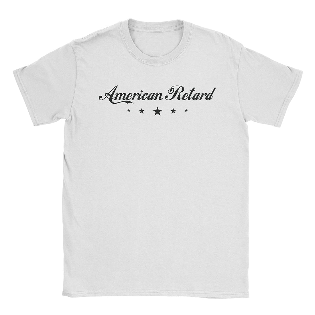 A-or-B-Tees T-Shirt White / S American Retard T-Shirt