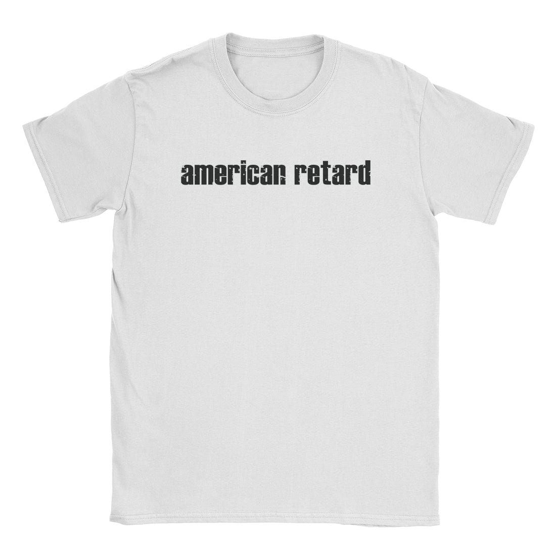 A-or-B-Tees T-Shirt White / S American Retard T-Shirt