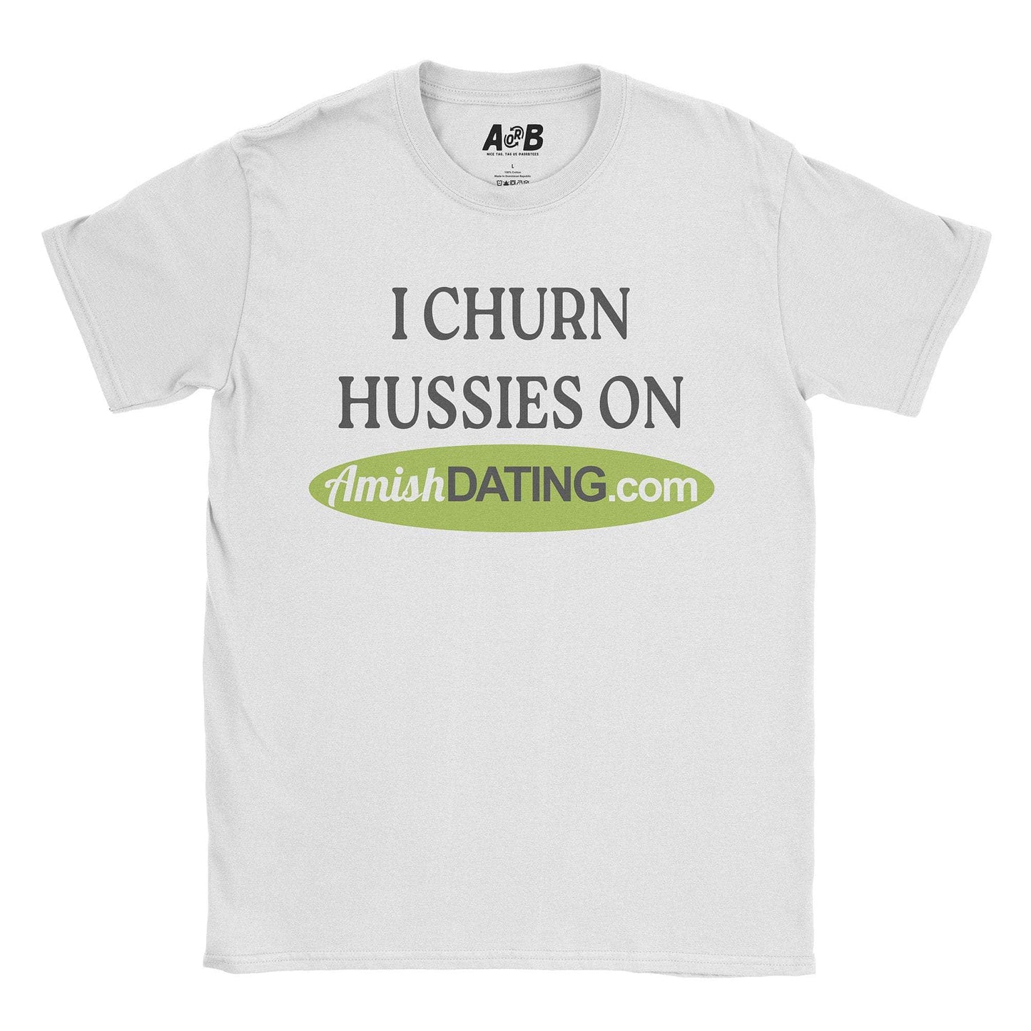 A-or-B-Tees T-Shirt White / S Amish Dating T-Shirt