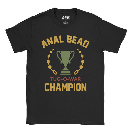 A-or-B-Tees T-Shirt Black / S Anal Bead Champion T-Shirt