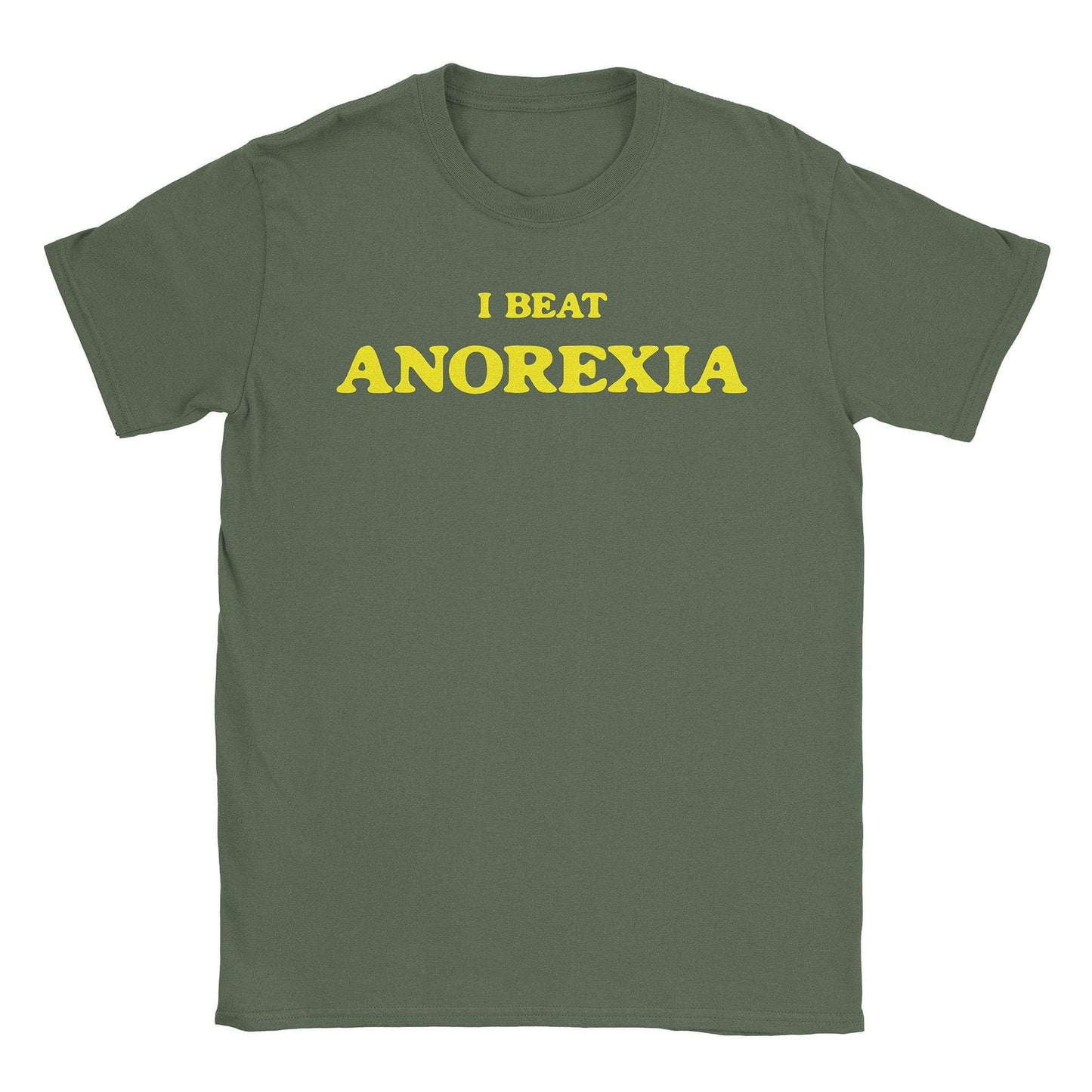 A-or-B-Tees T-Shirt Military Green / S Anorexia T-Shirt