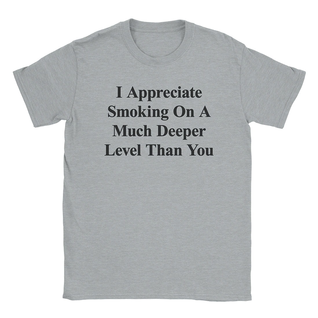 A-or-B-Tees T-Shirt Sport Grey / S Appreciate Smoking T-Shirt