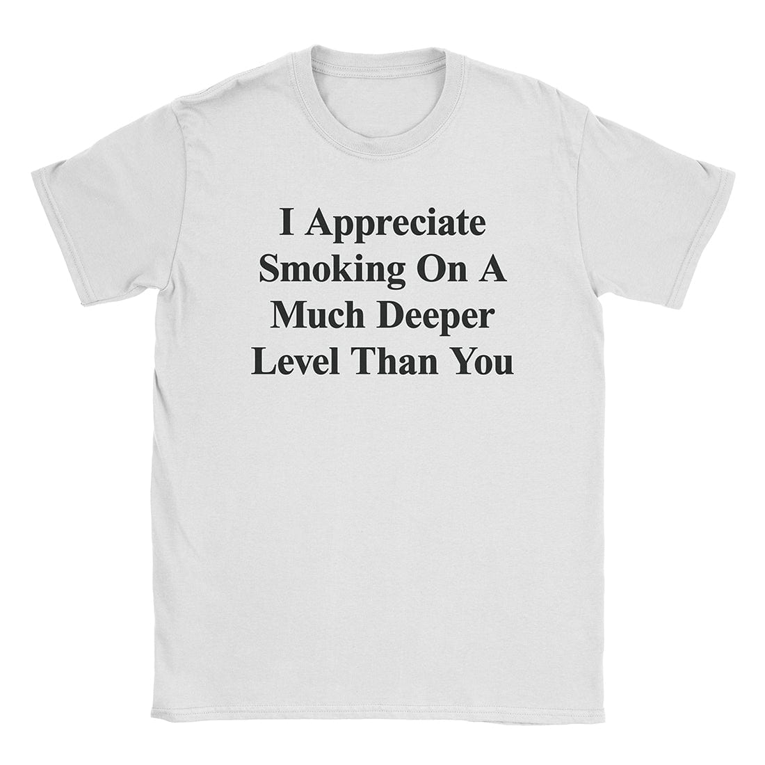 A-or-B-Tees T-Shirt White / S Appreciate Smoking T-Shirt