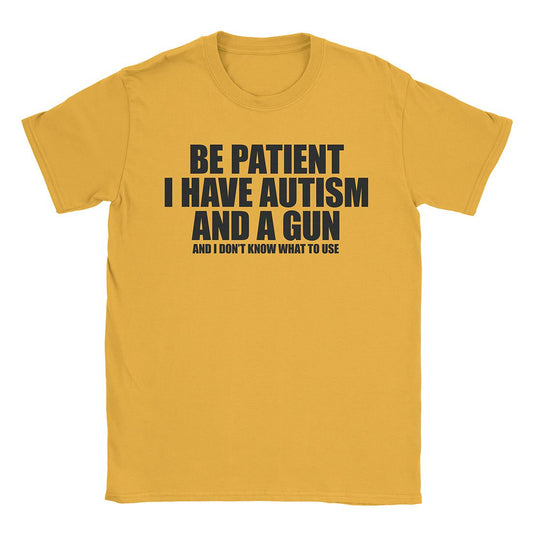 A-or-B-Tees T-Shirt Gold / S Armed Autist T-Shirt