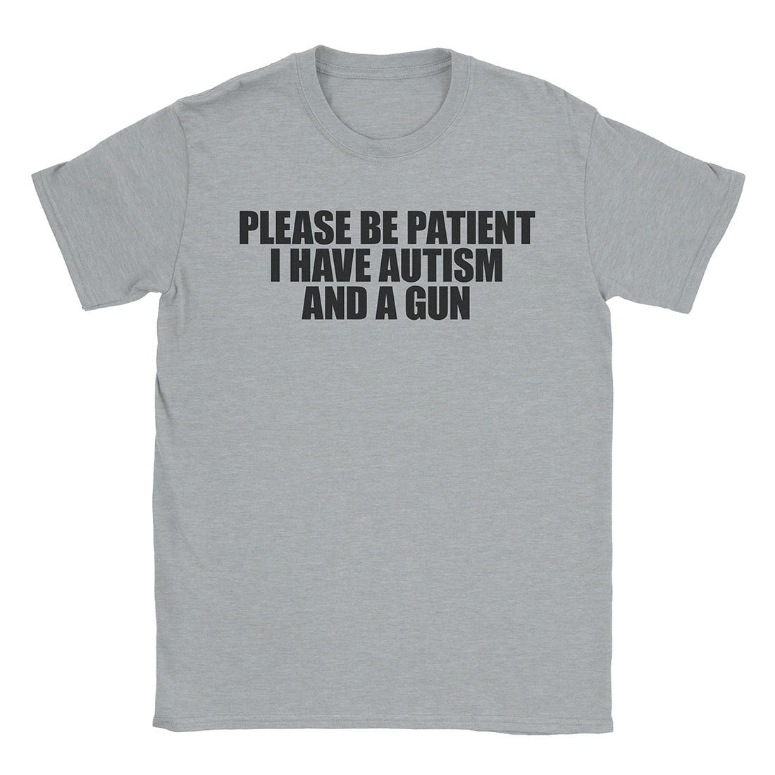 A-or-B-Tees T-Shirt Sport Grey / S Armed Autist T-Shirt