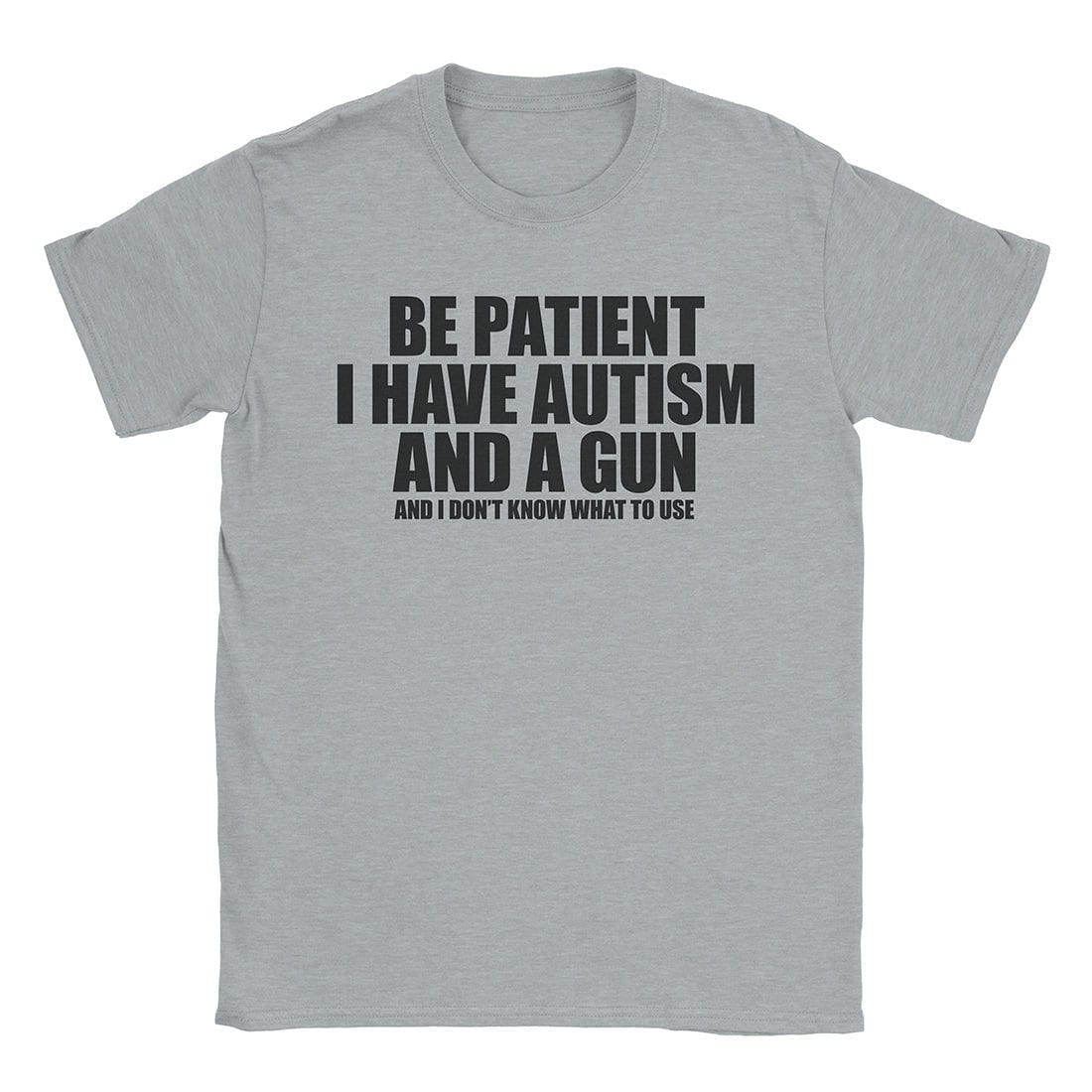 A-or-B-Tees T-Shirt Sport Grey / S Armed Autist T-Shirt