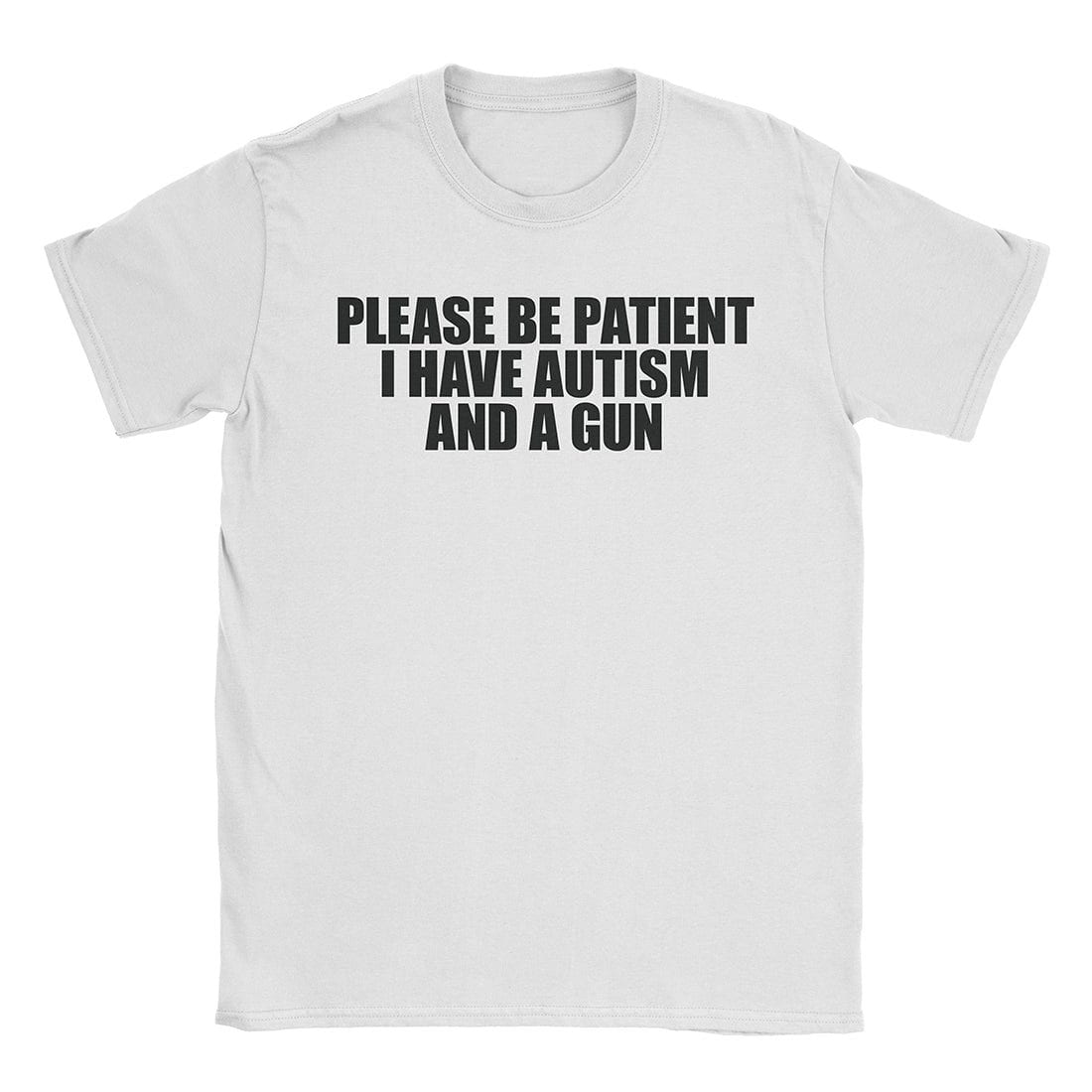 A-or-B-Tees T-Shirt White / S Armed Autist T-Shirt