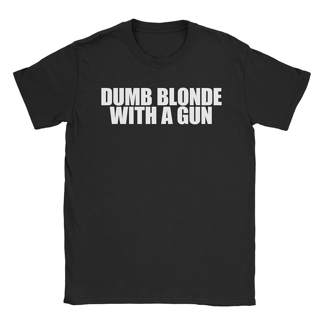 A-or-B-Tees T-Shirt Black / S Armed Blonde T-Shirt