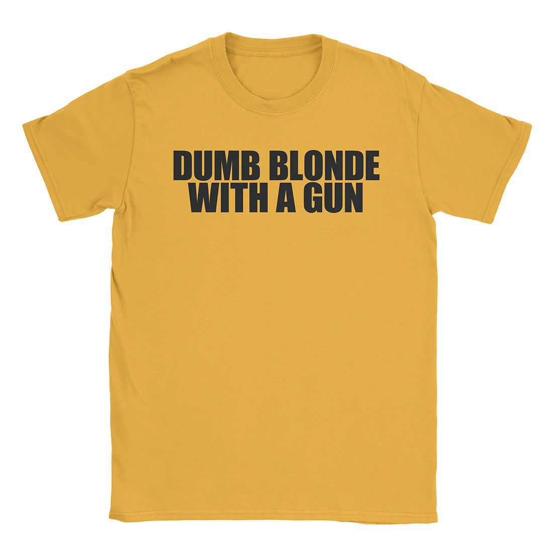 A-or-B-Tees T-Shirt Gold / S Armed Blonde T-Shirt