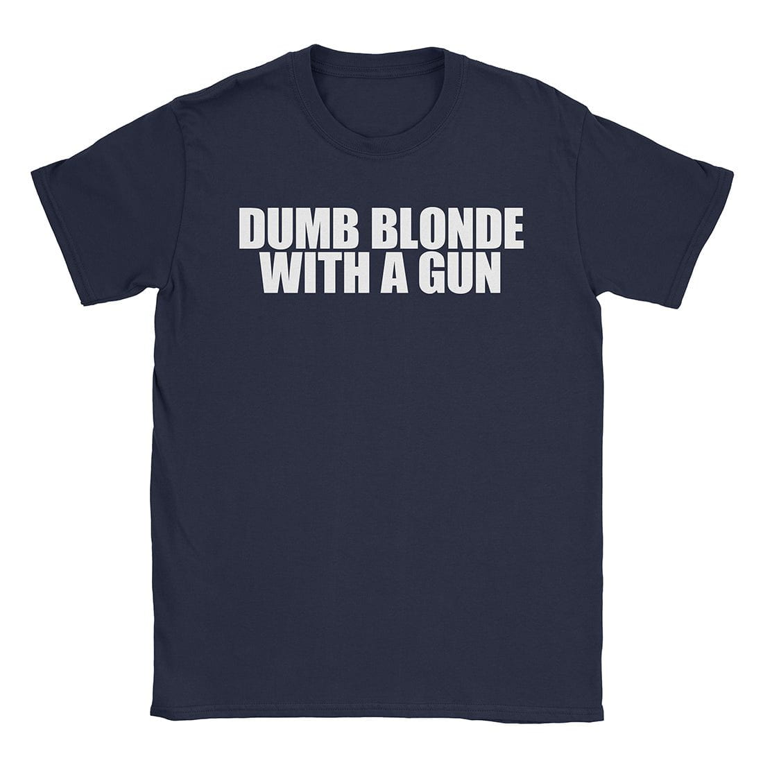 A-or-B-Tees T-Shirt Navy / S Armed Blonde T-Shirt