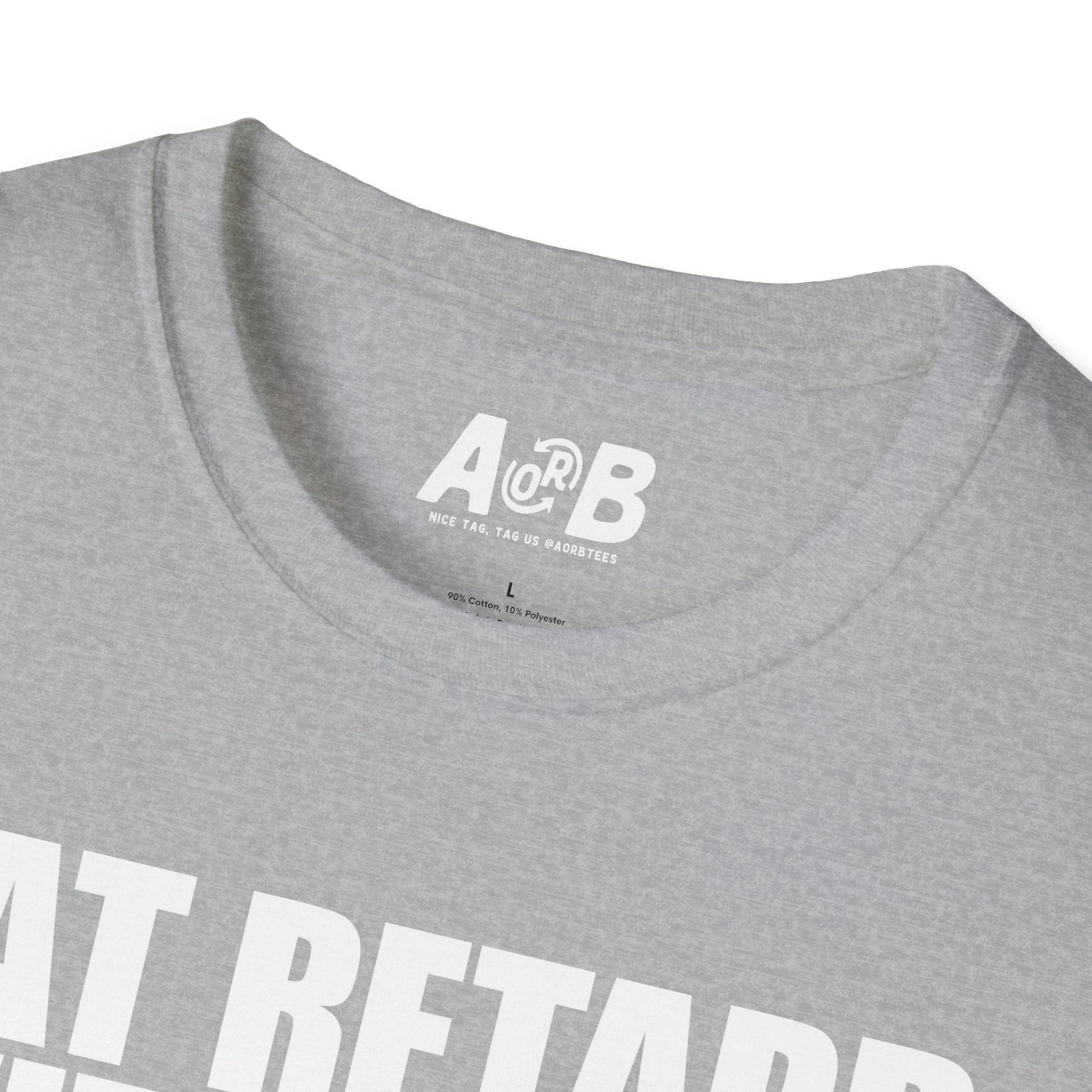 A-or-B-Tees T-Shirt Armed Fat Retard T-Shirt — Provocative Shock Humor Tee
