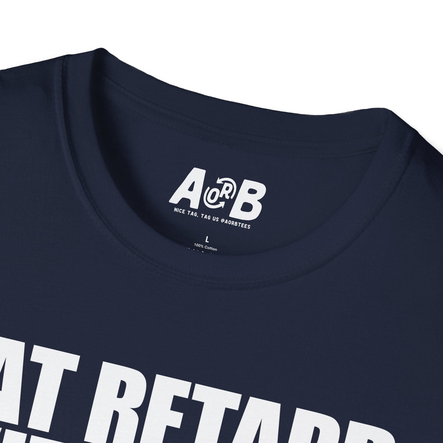 A-or-B-Tees T-Shirt Armed Fat Retard T-Shirt — Provocative Shock Humor Tee